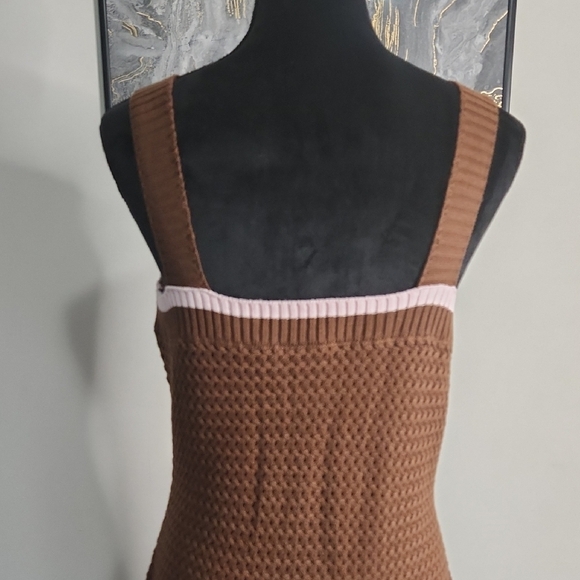 Brown Knit Sleeveless Dress – Size XL - Picture 4 of 6